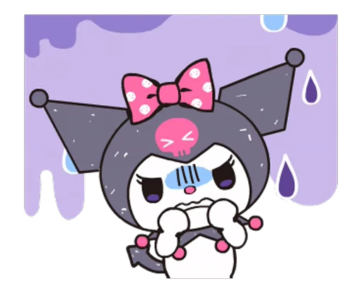😳 Стикер «Animated Kuromi» для Telegram
