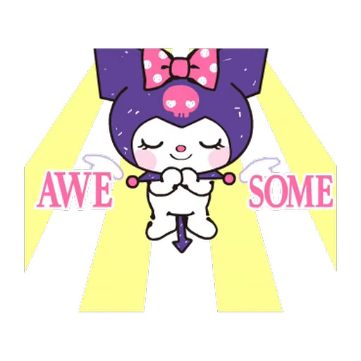 ⭐ Стикер «Animated Kuromi» для Telegram