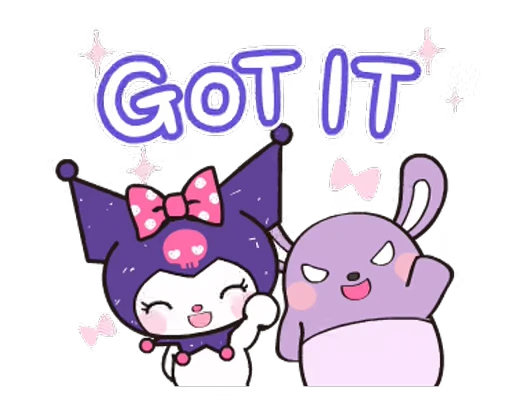 Стикерпак Animated Kuromi для Telegram — скачать