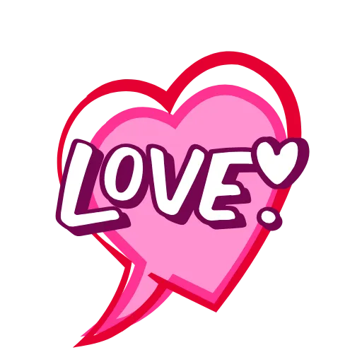 💗 Стикер «Love Animation» для Telegram