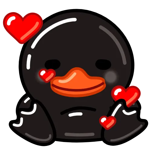 🐥 Стикер «Love Animation» для Telegram