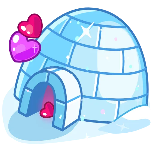 ❄️ Стикер «Love Animation» для Telegram