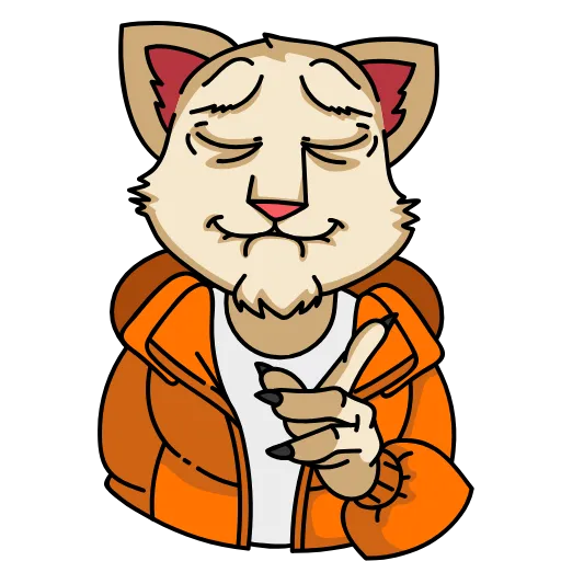 ☝️ Стикер «MDK Мудакотик» для Telegram