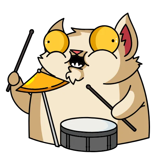 🥁 Стикер «MDK Мудакотик» для Telegram