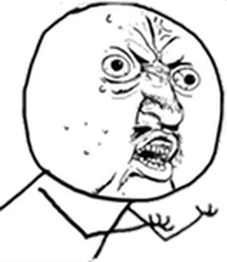 🥴 Стикер «MEME faces» для Telegram