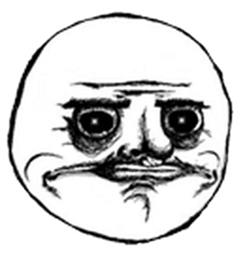 🥴 Стикер «MEME faces» для Telegram