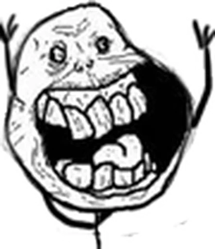 🥴 Стикер «MEME faces» для Telegram