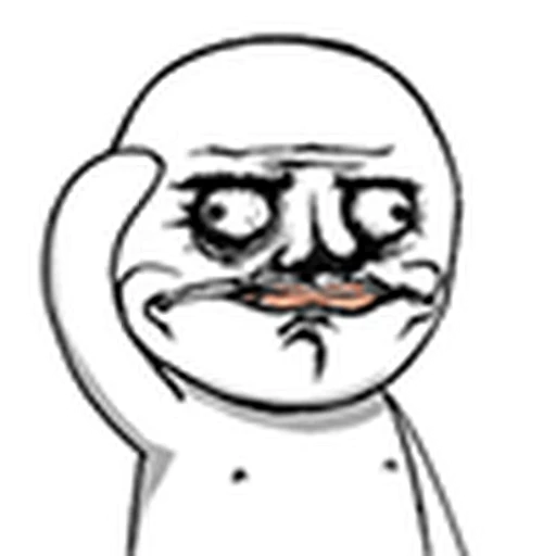 🥴 Стикер «MEME faces» для Telegram