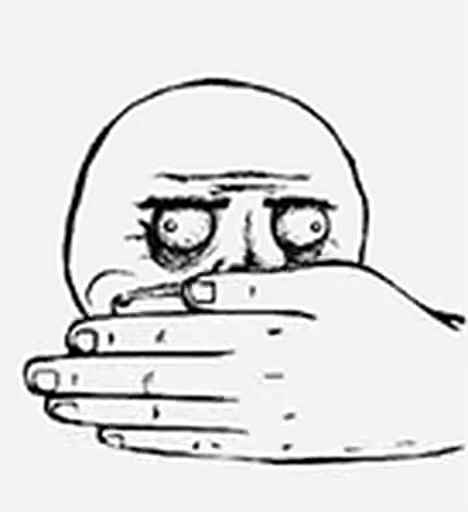 🥴 Стикер «MEME faces» для Telegram