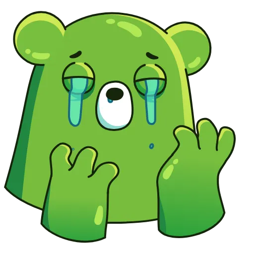 Стикерпак Midori Kuma для Telegram