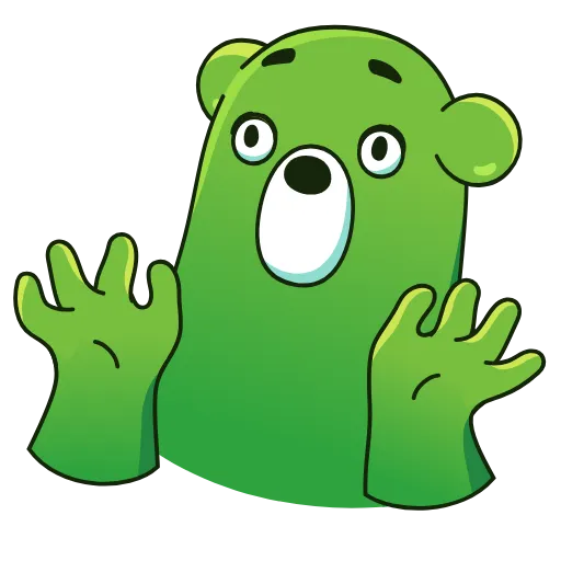 🫣 Стикер «Midori Kuma» для Telegram