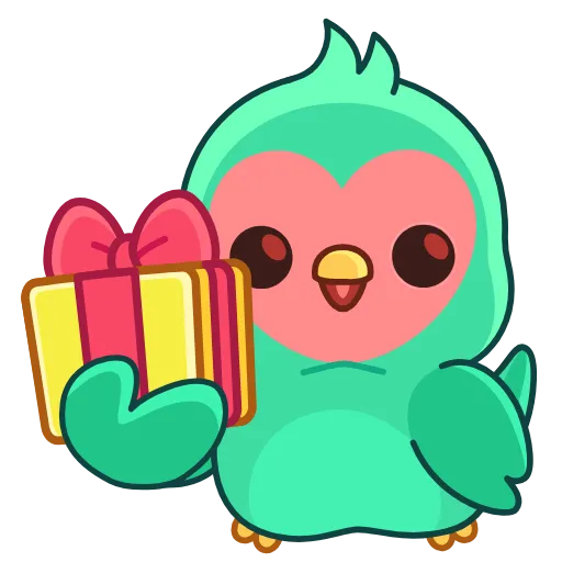 🎁 Стикер «Неразлучники» для Telegram