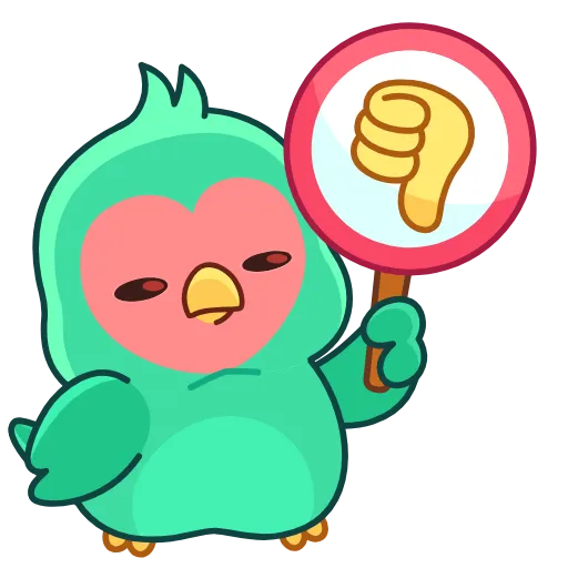 👎 Стикер «Неразлучники» для Telegram