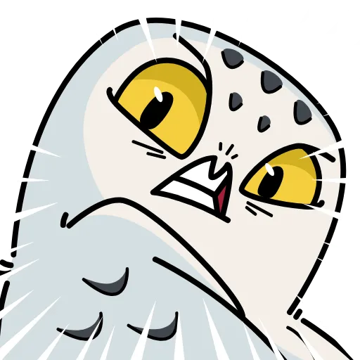 😤 Стикер «Сова» для Telegram