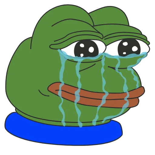 😢 Стикер «AnimatedPepe» для Telegram