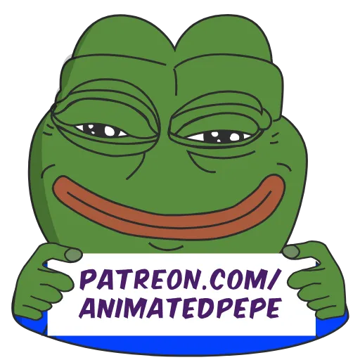😇 Стикер «AnimatedPepe» для Telegram
