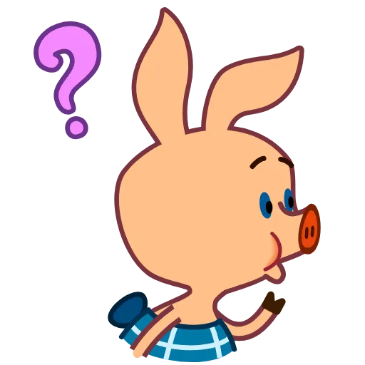 🤔 Стикер «Пятачок и Винни Пух» для Telegram