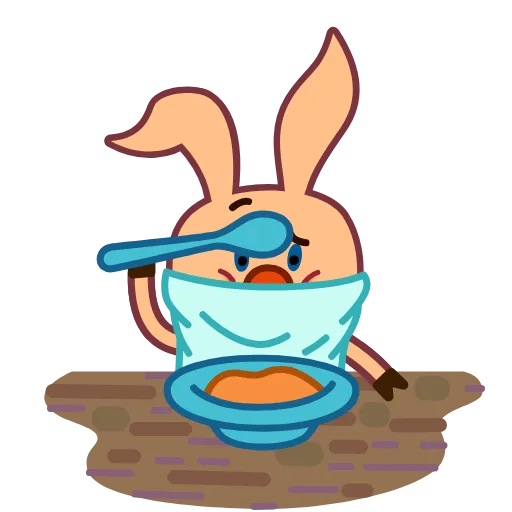 🍽 Стикер «Пятачок и Винни Пух» для Telegram