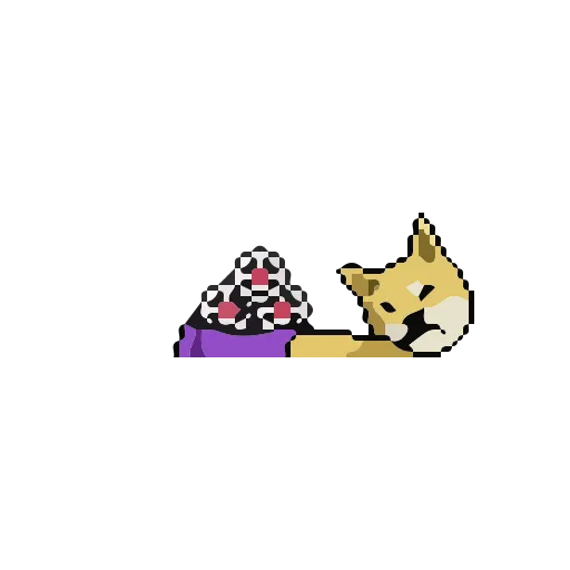 🐶 Стикер «Animated Pixel Dog» для Telegram