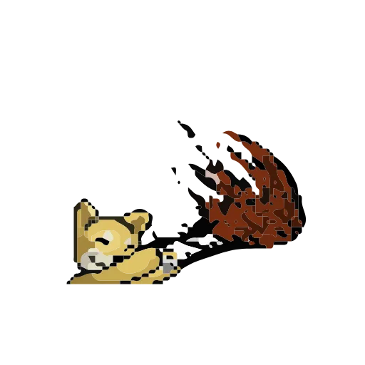 🐶 Стикер «Animated Pixel Dog» для Telegram