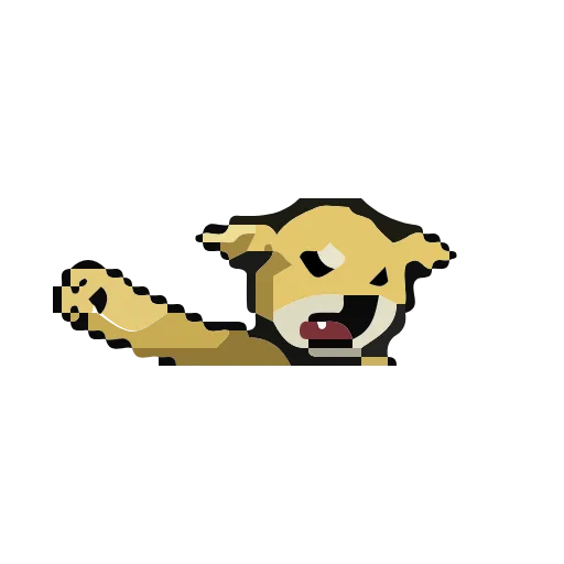 🐶 Стикер «Animated Pixel Dog» для Telegram
