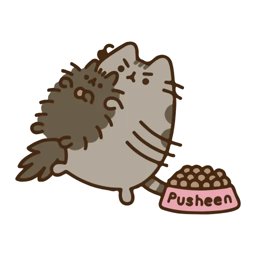 😠 Стикер «Pusheen» для Telegram