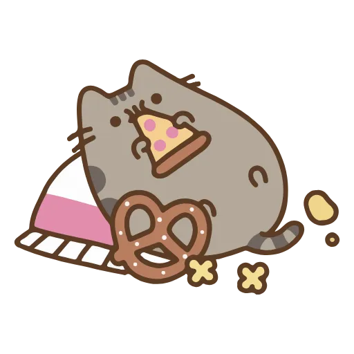 🍕 Стикер «Pusheen» для Telegram