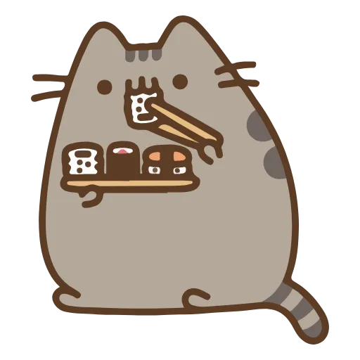 🥢 Стикер «Pusheen» для Telegram