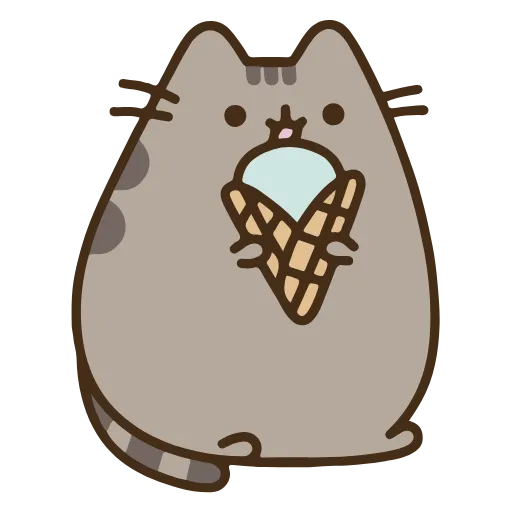 🍦 Стикер «Pusheen» для Telegram