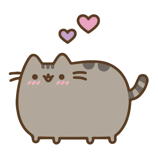 ❤️ Стикер «Pusheen» для Telegram