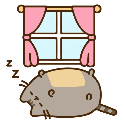 😴 Стикер «Pusheen» для Telegram