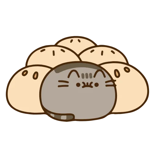 🍞 Стикер «Pusheen» для Telegram