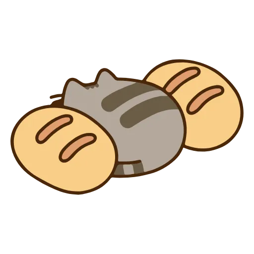 🍞 Стикер «Pusheen» для Telegram