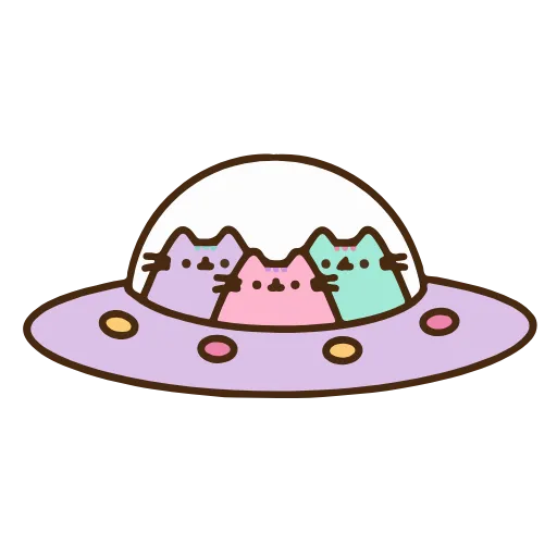 🛸 Стикер «Pusheen» для Telegram