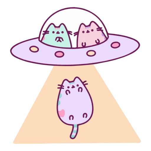 🛸 Стикер «Pusheen» для Telegram