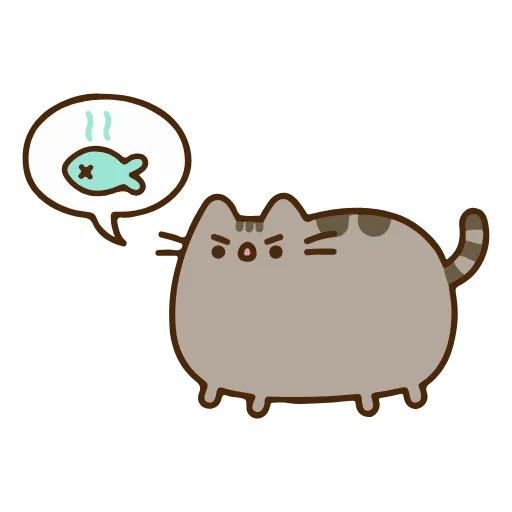 🐟 Стикер «Pusheen» для Telegram