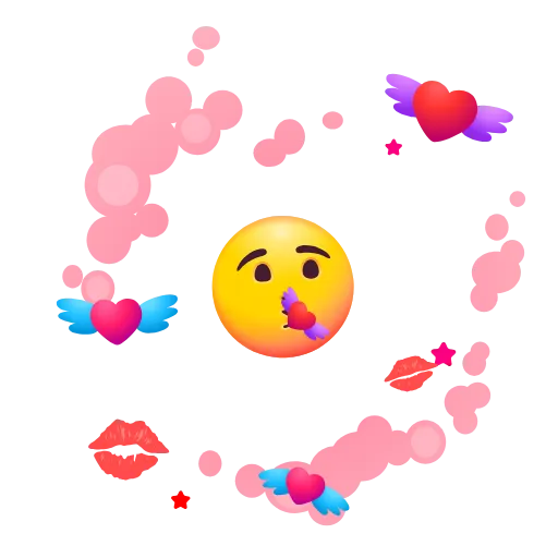 😘 Стикер «Реакции VK» для Telegram