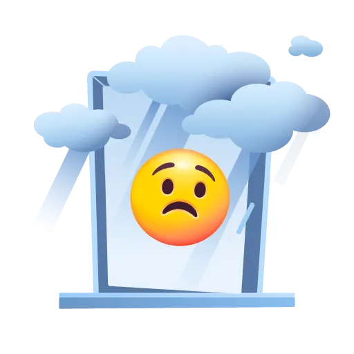 😢 Стикер «Реакции VK» для Telegram