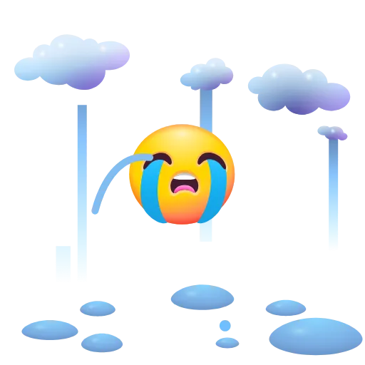 😭 Стикер «Реакции VK» для Telegram