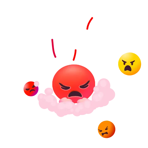 😡 Стикер «Реакции VK» для Telegram