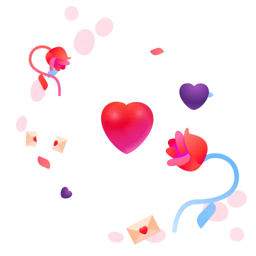 💔 Стикер «Реакции VK» для Telegram