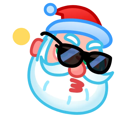 😎 Стикер «Santa Claus» для Telegram