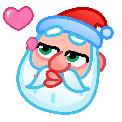 😘 Стикер «Santa Claus» для Telegram