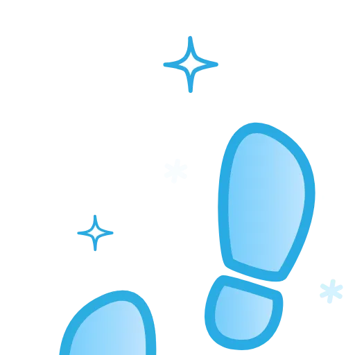 👣 Стикер «Santa Claus» для Telegram