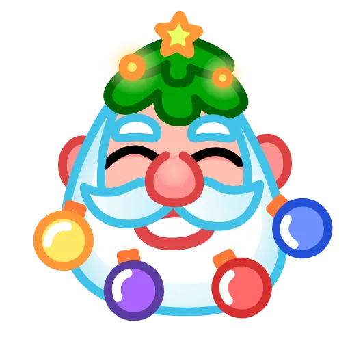🎄 Стикер «Santa Claus» для Telegram