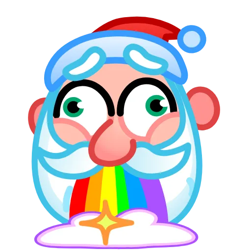 🤮 Стикер «Santa Claus» для Telegram