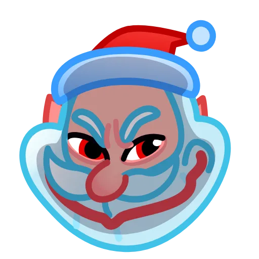 😈 Стикер «Santa Claus» для Telegram