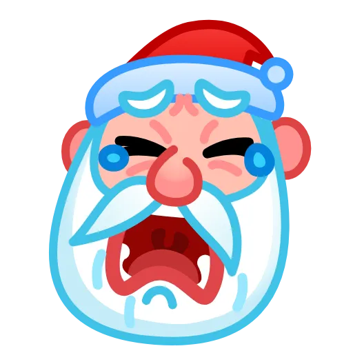 😭 Стикер «Santa Claus» для Telegram