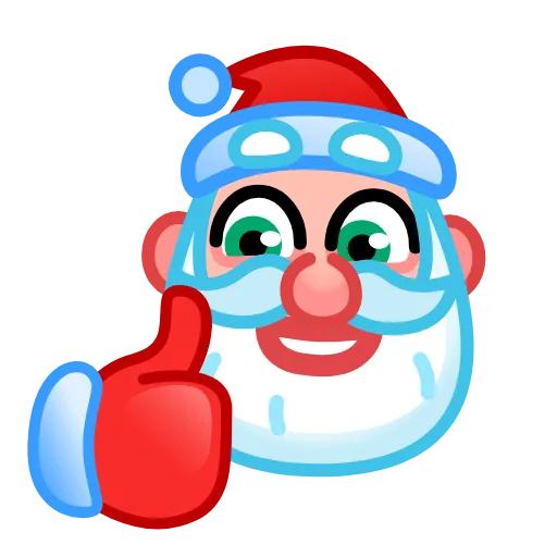 👍 Стикер «Santa Claus» для Telegram