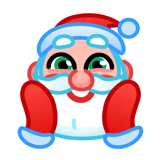 😊 Стикер «Santa Claus» для Telegram